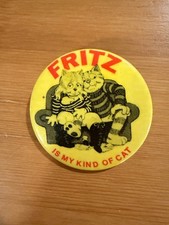 FRITZ THE CAT PINBACK 1972 THEATER GIVEAWAY    picture