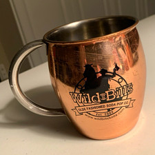 Wild Bill's Olde Fashioned Soda Pop Co. Copper Mug Cup, Est. 2002 picture
