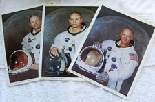 Set of 22 Official NASA Apollo Moon Landing Photos CROFTON LITHOGRAPHING picture