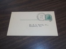 FEBRUARY 1931 CHESAPEAKE & OHIO TRAIN #3 WASHINGTON & HUNTINGTON RPO POST CARD picture