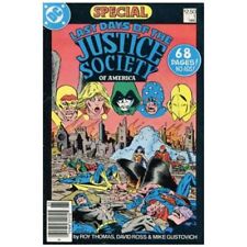 Last Days of the Justice Society Special #1 Newsstand DC comics Fine minus [f* picture