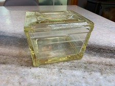 Rare: Antique Glasbake (Glassbake) Art Deco Refridgerator Food Storage Container picture