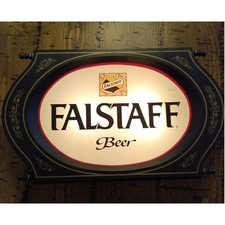 Vintage Falstaff Beer Light Up Sign 18x11 Lakeside Industries Man Cave St. Louis picture
