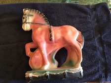 Vintage 1950’s Chalkware Carnival Circus Horse picture
