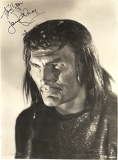AMERICAN OSCAR WINNER SUPPORTING ACTOR JACK PALANCE, SIGNED VINTAGE STUDIO PHOTO picture