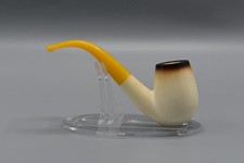 Lee Van Cleef Pipe  BLOCK MEERSCHAUM-NEW-HAND CARVED W Case#1055 picture