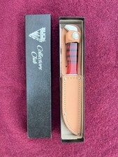 Buck 105CA Pathfinder 1998 Collectors Club 10th Anniversary Red Lucite 1 of 200 picture