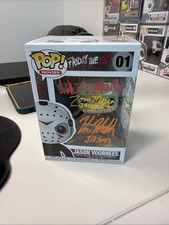 JASON VOORHEES FUNKO POP- 9 SIGNATURES- OC CELEBRITY MARKETING CERTIFIED picture