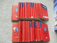 Lot of 33 Vintage 1950 to 1962 Red Book National Used Car Market Report Books picture