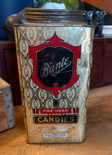 Vintage Advertising Tin Bunte Brothers Fine Hard Candies Chicago 5 lb 10