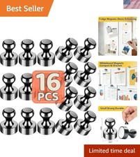 Versatile 16-Pack Strong Fridge Magnets - Perfect for Notes & Artwork Display picture