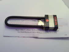 RUGER 5050 Long Shackle Firearm Safety Padlock Lock 2 Keys Instructions 5 Inch picture