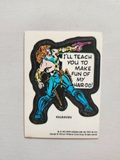 Killraven RARE Vintage 1976 Topps Marvel Super Heroes I'll Teach You Hair-Do VG picture