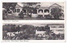 Bermuda Two Views Mount Royal Guest House & Paqet Bermuda Vintage Postcard #1023 picture