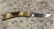 Vintage GERBER FS-II Stag Old Holding Knife Made In Portland, Oregon USA picture