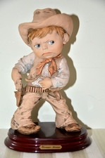 Guiseppe Armani Figurine Limlited Edition Cow - Boy #576/ 1000 Mint Original Box picture