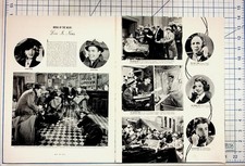 1937 Tyrone Power Love Is News Movie Magazine Spread Vintage Hollywood Ephemera picture