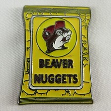 BUC-EE'S Beaver Lapel Pin Buc-ee's Beaver Nuggets Enamel Souvenir ConvenienceGas picture