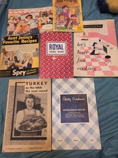 Vintage Lot Of 7 Cooking Pamphlets Recipes picture