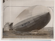 1928 Graf Zeppelin preps for Maiden Voyage Germany Original Photo picture