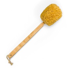 The Grecian Soap Company Natural Sponge on a Stick - Sea Wool, Yellow picture