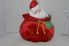 Wondershop Animated Santa Musical Light Up Dancing Santa in the Toy Bag w/ Tag picture