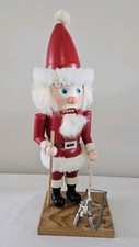 Freiberger Raum Und Tafelsschmuck Erzgbirge Germany Nutcracker santa & Sled 13
