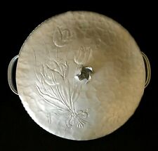 Vintage Hand Wrought Hammered Aluminum Tulip Bowl by Rodney Kent  picture