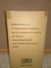Numskull Quarter Arcade SPACE INVADERS Part 1 SIGNED Edition Factory Sealed 1/78 picture