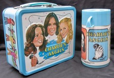 Vintage CHARLIE'S ANGELS Lunchbox & Thermos - TV Ladies (1978) C-8.5+ Awesome picture
