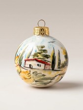 MARTINI SIENA ITALY HAND PAINTED ORNAMENT 7.5