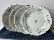 Johann Haviland Blue Garland Bread/Butter Plates Set Of 4 Bavaria, Germany picture