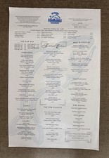 Vintage The Original Fish Market Restaurant Menu Pittsburgh PA Westin Hotel picture