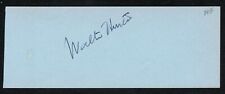 Walter Huston d1950 signed 2x5 autograph Actor The Treasure of the Sierra Madre picture