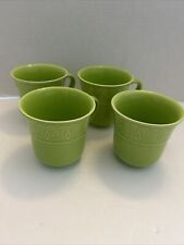 4 Vintage Disney Hidden Mickey Ear Pastel Green Mug Made In Portugal picture