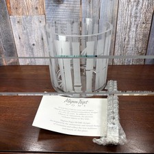 MIGNON FAGET of New Orleans Etched Glass BAMBOO 6