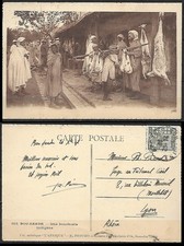 Postcard postcard indigenous butchery ALGERIA 1927 (ED) picture