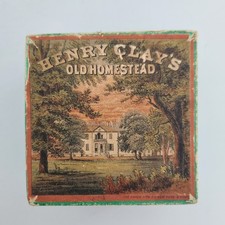 Henry Clay Lexington Kentucky Antique Ashland Collar Box Empty Vtg House Home picture