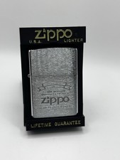 1994 Zippo 1932-1982 50th Anniversary Commemorative Brushed Chrome Lighter NEW picture