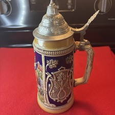 vintage Gerz West Germany lidded beer stein feature picture