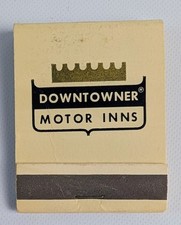 Vintage Downtowner Motor Inn Denver CO Matchbook Colfax Milwaukee Beer Mugs picture