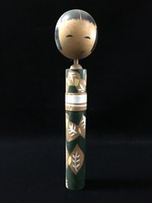 T1804 / Vintage Japanese Kokeshi Doll Creative Wooden Kimono Folk Art picture