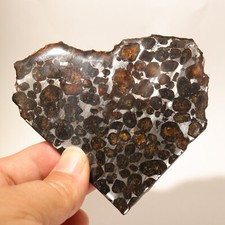 48g Rare slices of Kenyan Pallasite olive meteorite A274 picture