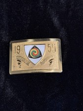 Vintage 1955 AMA American Motorcycle Association Gypsy Tour Belt Buckle picture