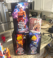 Bandai Dragon Ball Figure Lot (Super Master Stars Figures & Goku Genkidamatsuri) picture