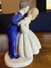 First Kiss ( Also Known As Youthful Boldness) figurine By Bing & Grondahl. picture