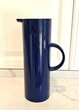 Vintage Danish Stelton Blue Thermal Carafe Pitcher Design Erik Magnussen picture