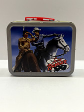 Retro Miniature Size Lone Ranger Metal Storage Box Cheerios Branded picture