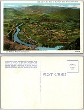 Durango CO Animas River Hill View Postcard picture