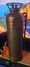 antique brass copper fire extinguisher (EMPTY) picture